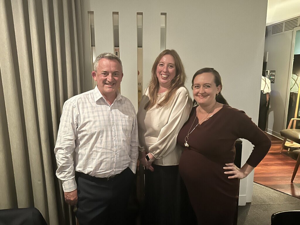 CVGT Chief Executive Jason Russell, CVGT General Manager Corporate Services Fleur Cousins, Lauren Peacock